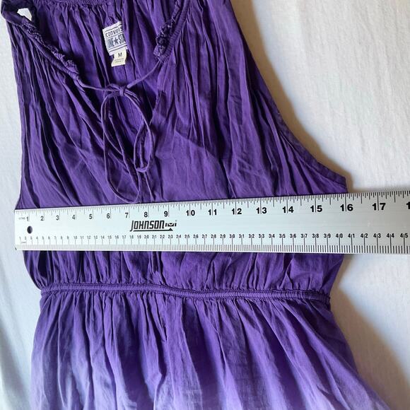 Converse Women Sleeveless Deep V-neck Lovely Knee Length Dress size M, Purple - Picture 2 of 9